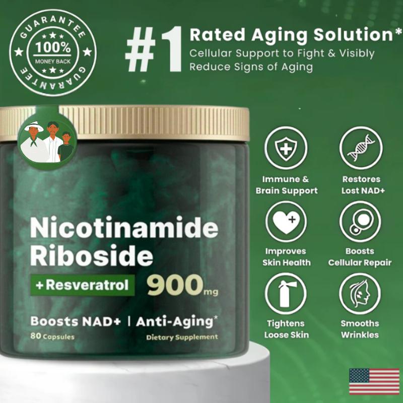 Reclaim Your Vitality: Clinically-Backed NAD+ Booster with Resveratrol